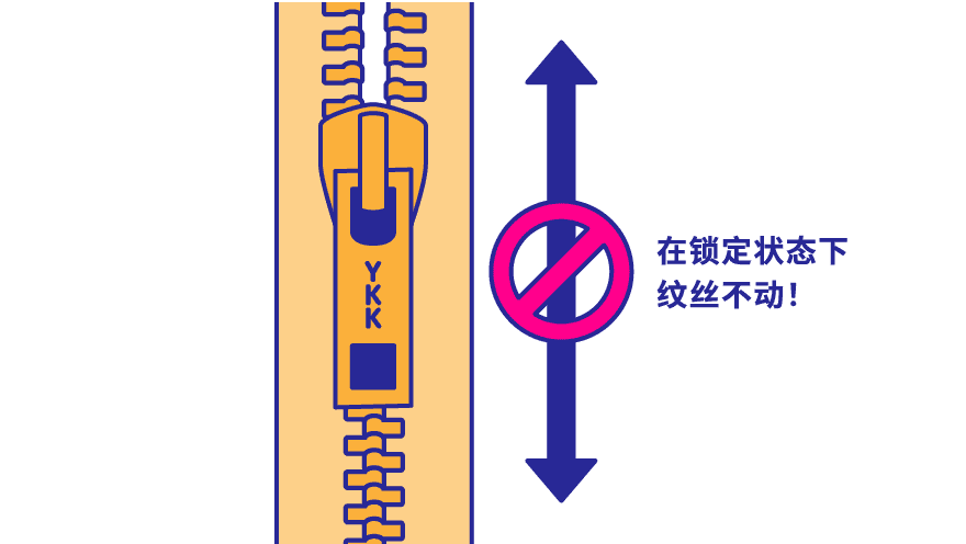 在锁定状态下纹丝不动！