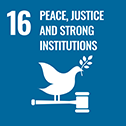 16 PEACE, JUSTICE, AND STRONG INSTITUTIONS