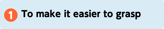 1. To make it easier to grasp